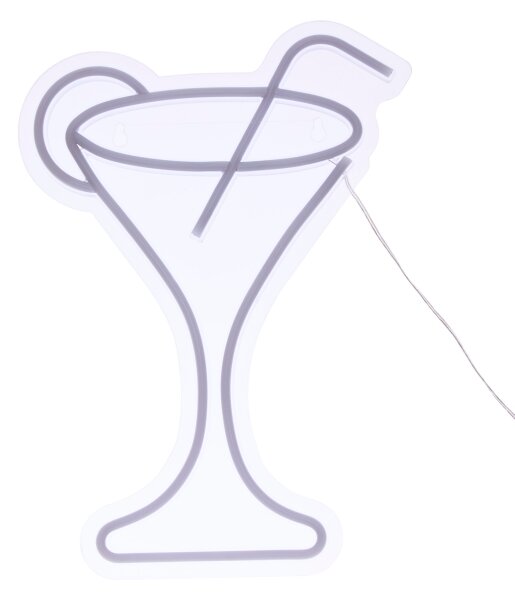 Atmosphera - LED neónová nástenná dekorácia COCTAIL LED/5V