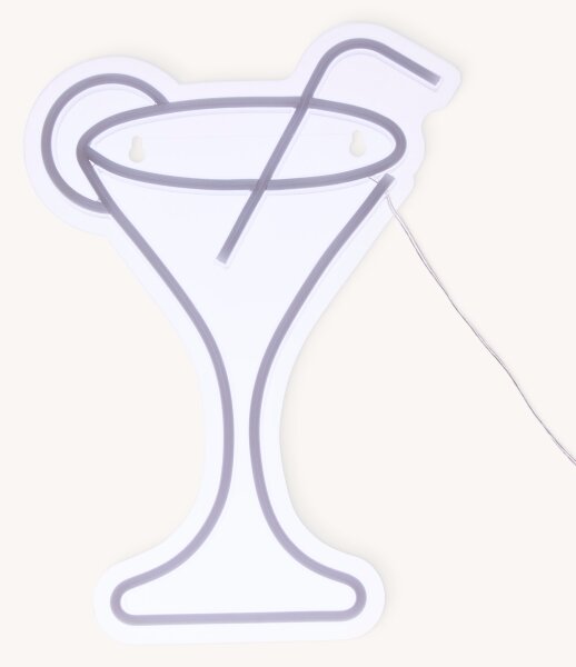 Atmosphera - LED neónová nástenná dekorácia COCTAIL LED/5V