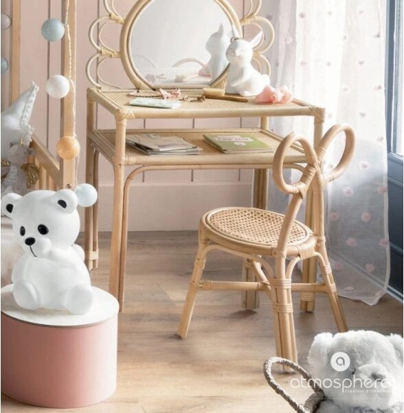 Atmosphera - LED Detské nočné svetlo TEDDY LED/3xAA biela