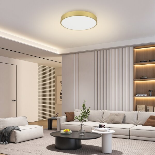 Brilagi - LED stropné svietidlo POOL LED/60W/230V 3000/4000/6000K pr. 60 cm zlaté