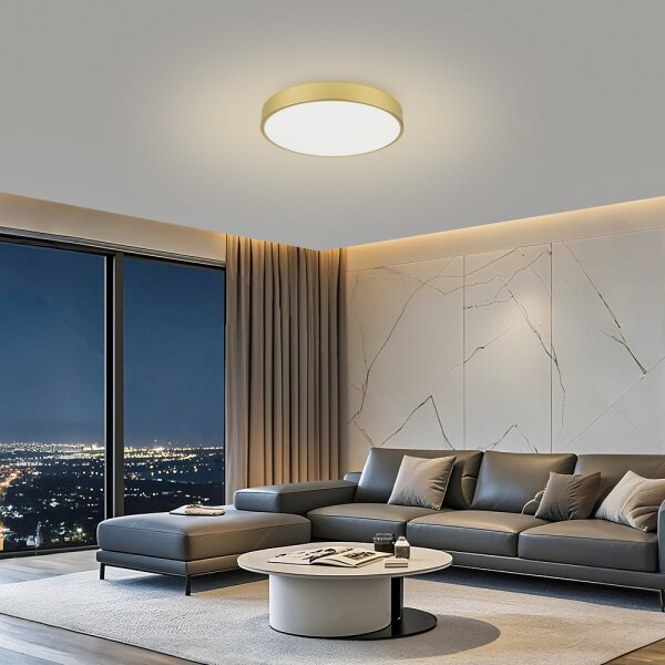 Brilagi - LED stropné svietidlo POOL LED/60W/230V 3000/4000/6000K pr. 60 cm zlaté