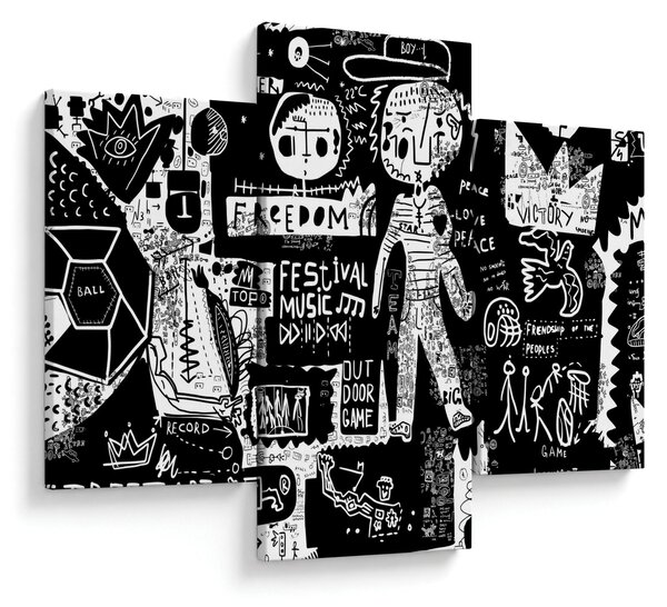 Obraz - Graffiti (90x60 cm)