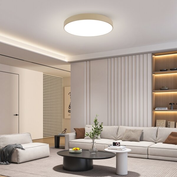 Brilagi-LED Stropné svietidlo POOL LED/100W/230V 3000/4000/6000K pr. 80 cm béžové