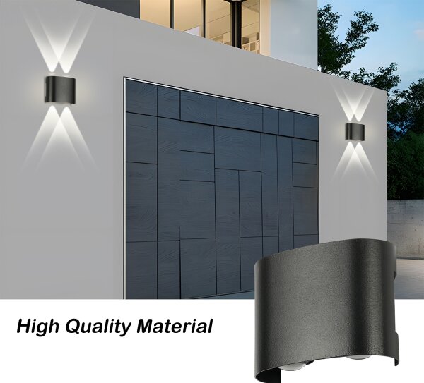 Brilagi - LED vonkajšie nástenné svietidlo FLAREBOX LED/4W/230V čierne IP65