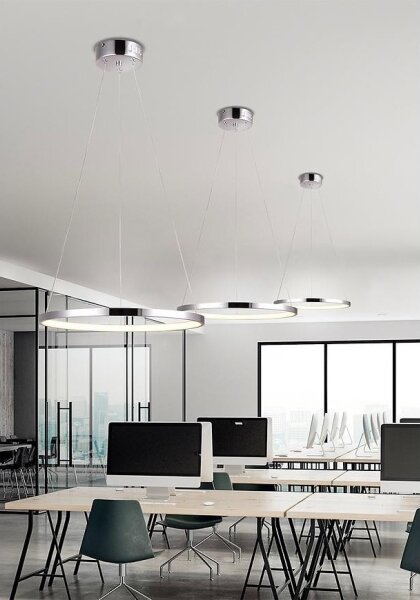 LED Luster na lanku LUNE LED/25W/230V