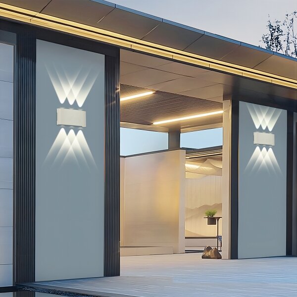 Brilagi - LED vonkajšie nástenné svietidlo FLAREBOX LED/6W/230V biele IP65