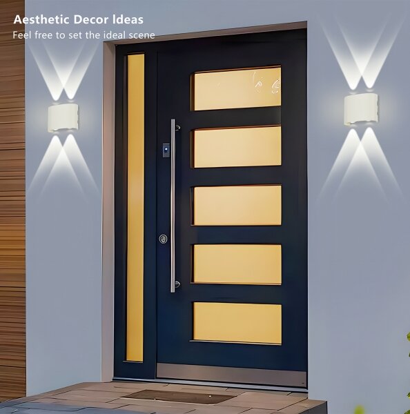 Brilagi - LED vonkajšie nástenné svietidlo FLAREBOX LED/4W/230V biele IP65