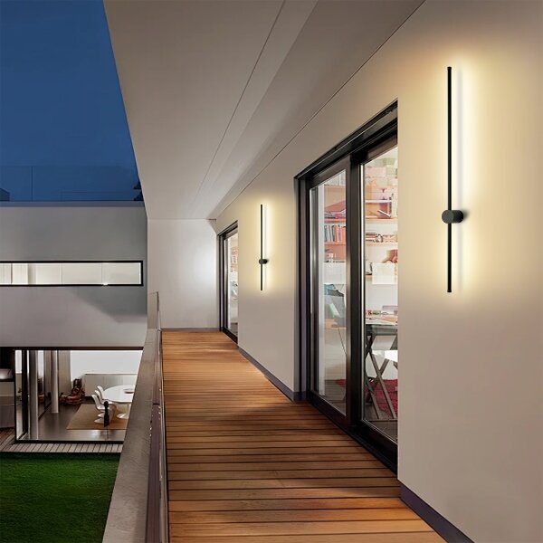 Brilagi - LED vonkajšie nástenné svietidlo AURA LED/20W/230V 3000K IP54 čierna