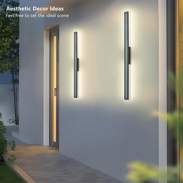 Brilagi - LED Vonkajšie nástenné svietidlo LINEO LED/24W/230V 4000K IP65 antracit