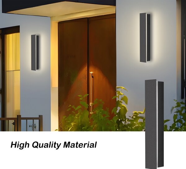 Brilagi - LED vonkajšie nástenné svietidlo LINEAR LED/8W/230V 4000K IP65 antracit
