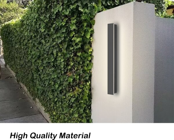 Brilagi - LED vonkajšie nástenné svietidlo LINEAR LED/12W/230V 4000K IP65 antracit