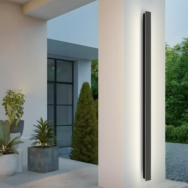 Brilagi - LED vonkajšie nástenné svietidlo LINEAR LED/32W/230V 3000K IP65 čierne
