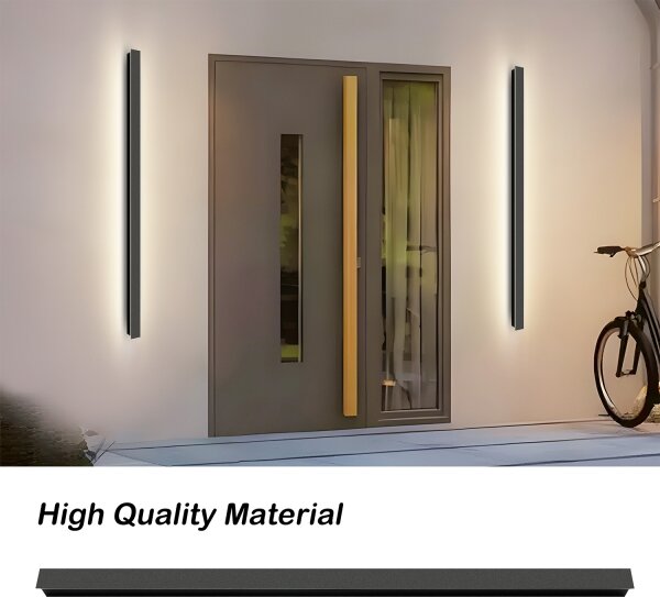 Brilagi - LED vonkajšie nástenné svietidlo LINEAR LED/32W/230V 3000K IP65 čierne
