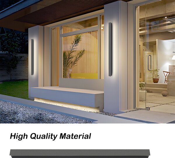 Brilagi - LED Vonkajšie nástenné svietidlo LINEAR LED/22W/230V 3000K IP65 antracit