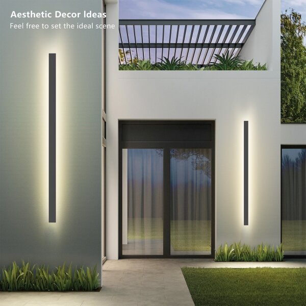 Brilagi - LED vonkajšie nástenné svietidlo LINEAR LED/32W/230V 3000K IP65 antracit