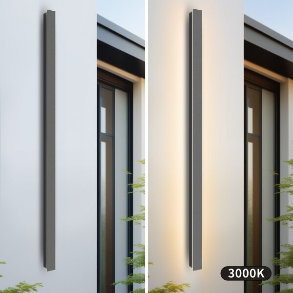 Brilagi - LED vonkajšie nástenné svietidlo LINEAR LED/32W/230V 3000K IP65 antracit