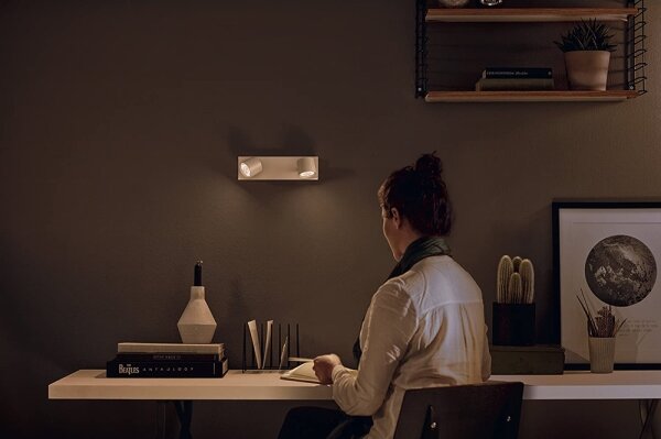 Philips 56242/31/P0 - LED Stmievateľné bodové svietidlo STAR 2xLED/4,5W/230V