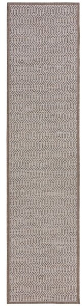 Flair Rugs koberce Kusový koberec Lipari Bellizi Grey – na von aj na doma - 60x230 cm