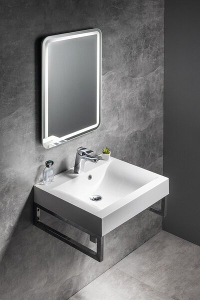 Sapho Sapho, Zrkadlo NYX s LED osvetlením 50x70cm, NY050