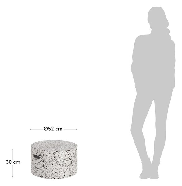 MUZZA Konferenčný stolík Nelle Ø 52 cm