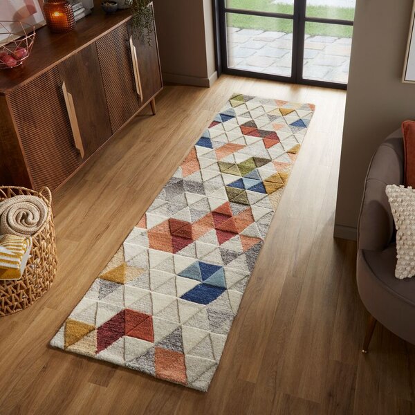 Flair Rugs , Behúň Moda Amari Natural/Multi, 60x230, viacfarebná, chodba / predsieň
