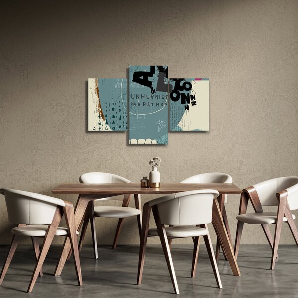 Obraz - Lietajúci balón s dúhou (90x60 cm)