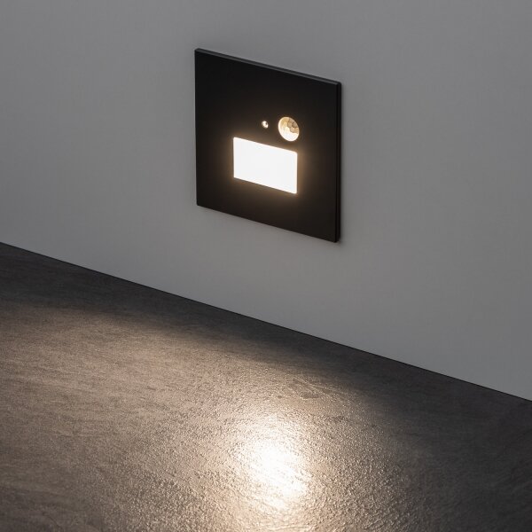 LED schodiskové svietidlo s pohybovým senzorom LED/1,5W/230V 3000/4000/6000K antracit