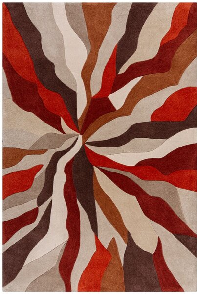 Flair Rugs koberce AKCIA: 80x150 cm Kusový koberec Zest Infinite Splinter Orange - 80x150 cm