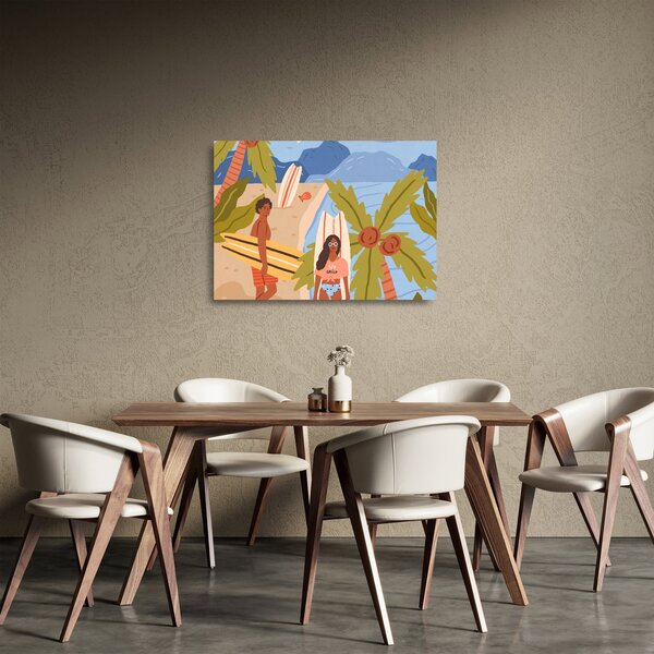 Sklenený obraz - Enjoy your life (70x50 cm)