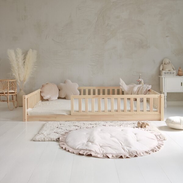Raj posteli Detská posteľ BASIC LOVE /nohy 1cm / 200/140 a 190/140 cm 190x140 cm, 200x140 cm prírodná