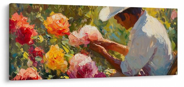 Obraz - Záhradník (120x50 cm)