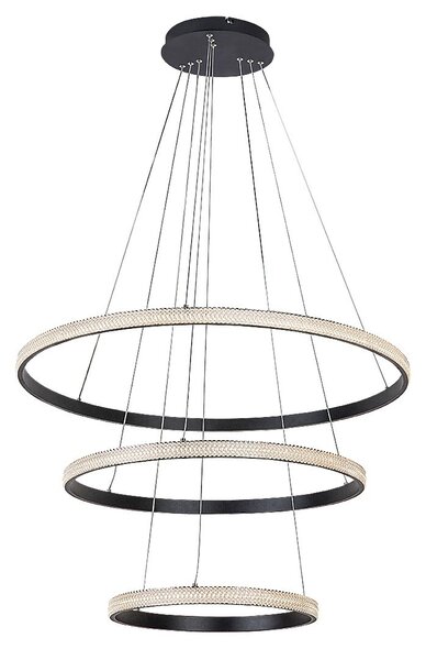 Rabalux 98072260 LED závesné stropné svietidlo Grete | 100W integrovaný LED zdroj | 4450lm | 3000K