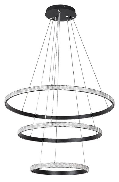 Rabalux 98072260 LED závesné stropné svietidlo Grete | 100W integrovaný LED zdroj | 4450lm | 3000K