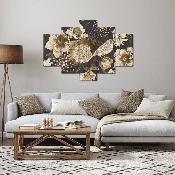 Obraz - Zlatá záhrada (150x105 cm)