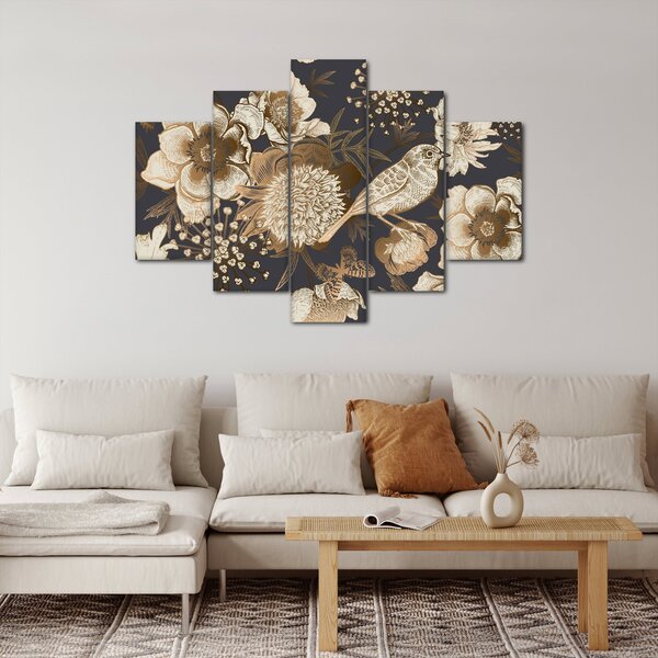 Obraz - Zlatá záhrada (150x105 cm)