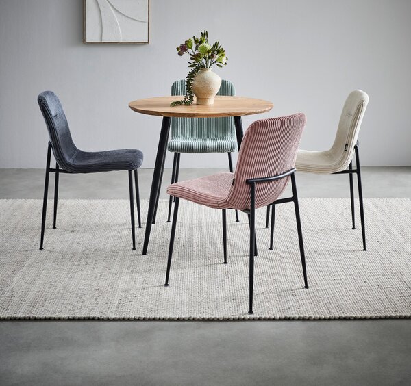 JEDÁLENSKÝ STÔL, akácia, čierna, farba akácie, 80/80/76 cm Stylife - Stoly