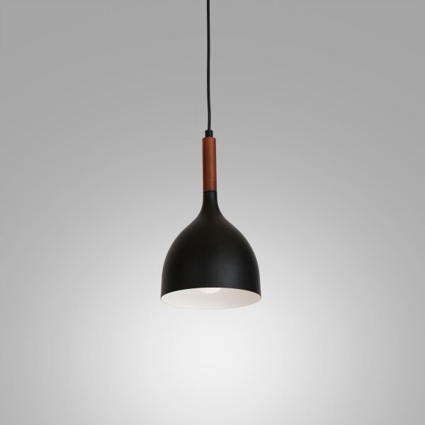 Luster na lanku NOAK WOOD 1xE27/60W/230V