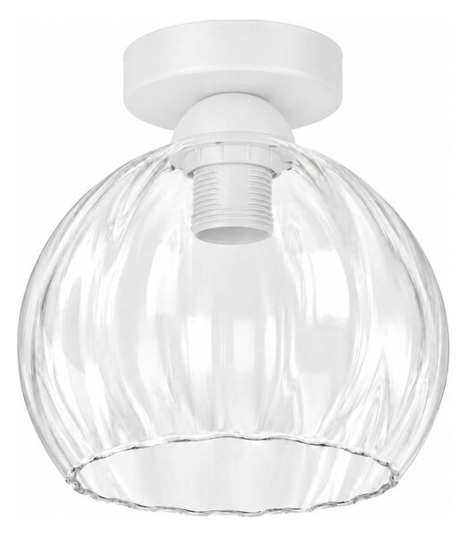 BRILAGI - LED Stropné svietidlo RETRO GLASS 1xE27/60W/230V pr. 25 cm biela/priehľadná