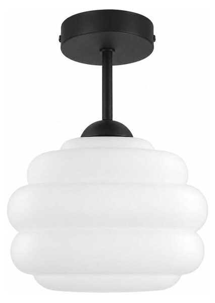 BRILAGI - LED Prisadený luster RETRO GLASS 1xE27/60W/230V pr. 20 cm čierna/biela