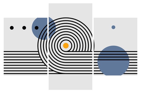 Obraz - Minimalistická abstrakcia N⁰1 (90x60 cm)