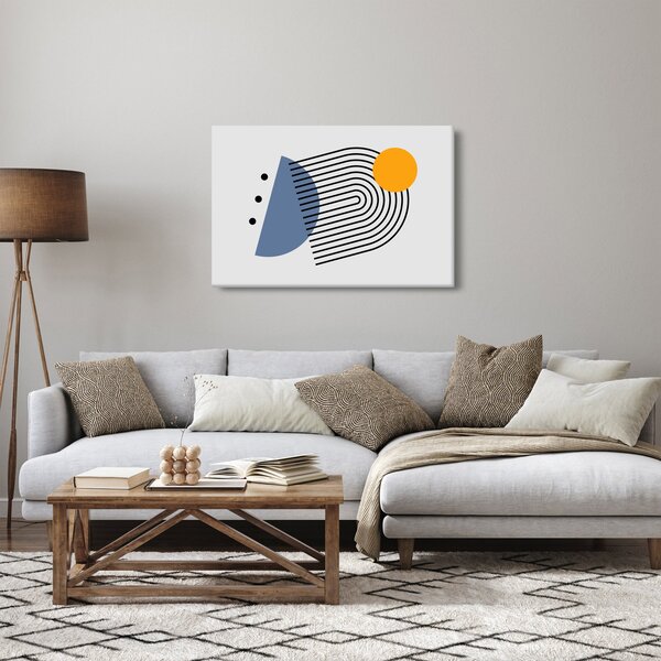 Obraz - Minimalistická abstrakcia N⁰2 (90x60 cm)