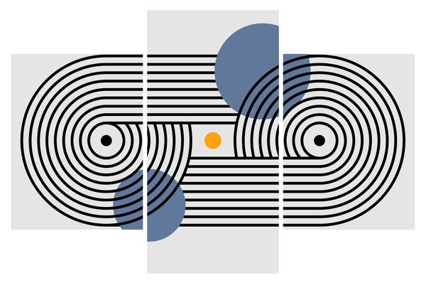 Obraz - Minimalistická abstrakcia N⁰3 (90x60 cm)