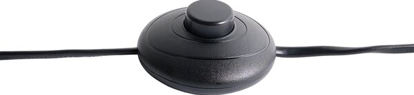 Stojaca lampa prírodná látkové tienidlo 150 cm svietidlo obývacia izba retro klasický štýl