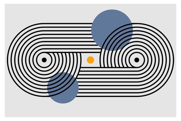 Obraz - Minimalistická abstrakcia N⁰3 (90x60 cm)