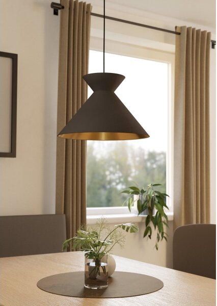 Eglo 900347 - Luster na lanku NASTASIA 1xE27/40W/230V