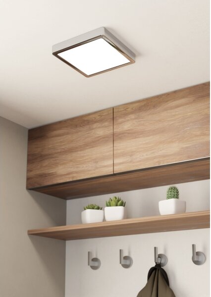 Eglo 900651 - LED Kúpeľňové stropné svietidlo FUEVA LED/17W/230V IP44 chróm