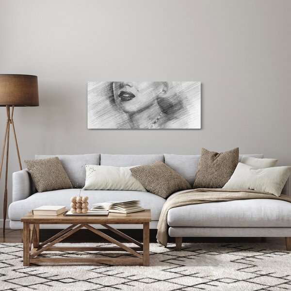Obraz - Portrén Merilyn Monroe (120x50 cm)