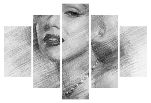 Obraz - Portrén Merilyn Monroe (150x105 cm)