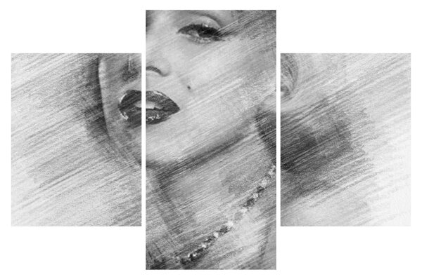 Obraz - Portrén Merilyn Monroe (90x60 cm)