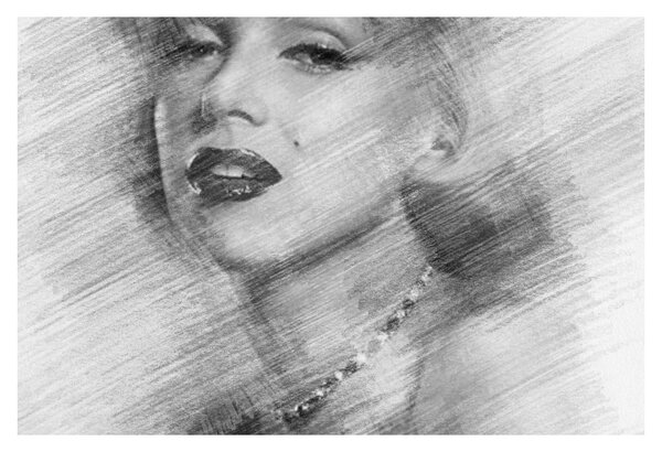 Obraz - Portrén Merilyn Monroe (90x60 cm)